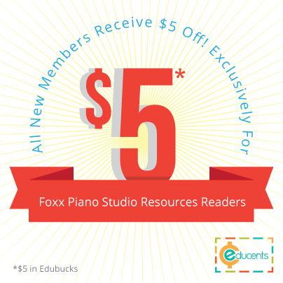 Educents-Foxx Piano Studio Resources