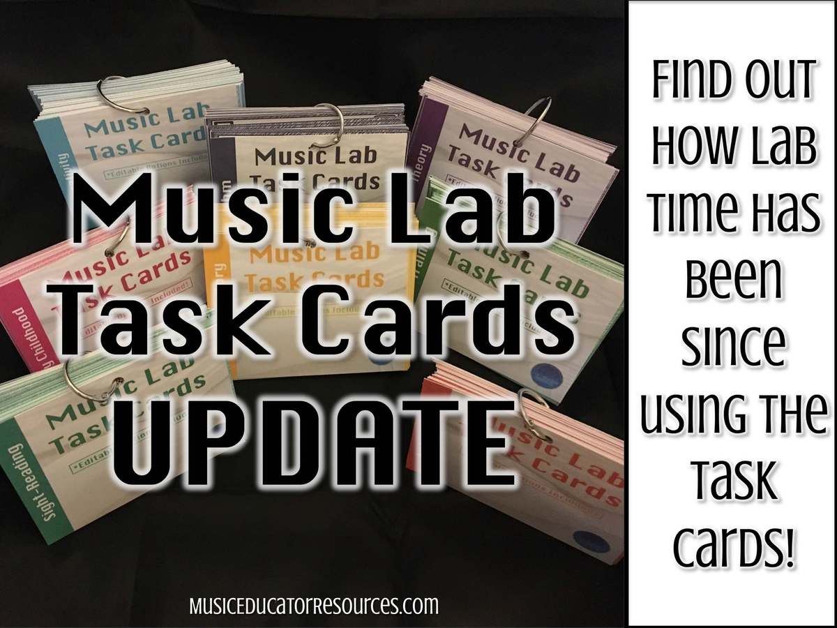 Music Lab Task Cards UPDATE
