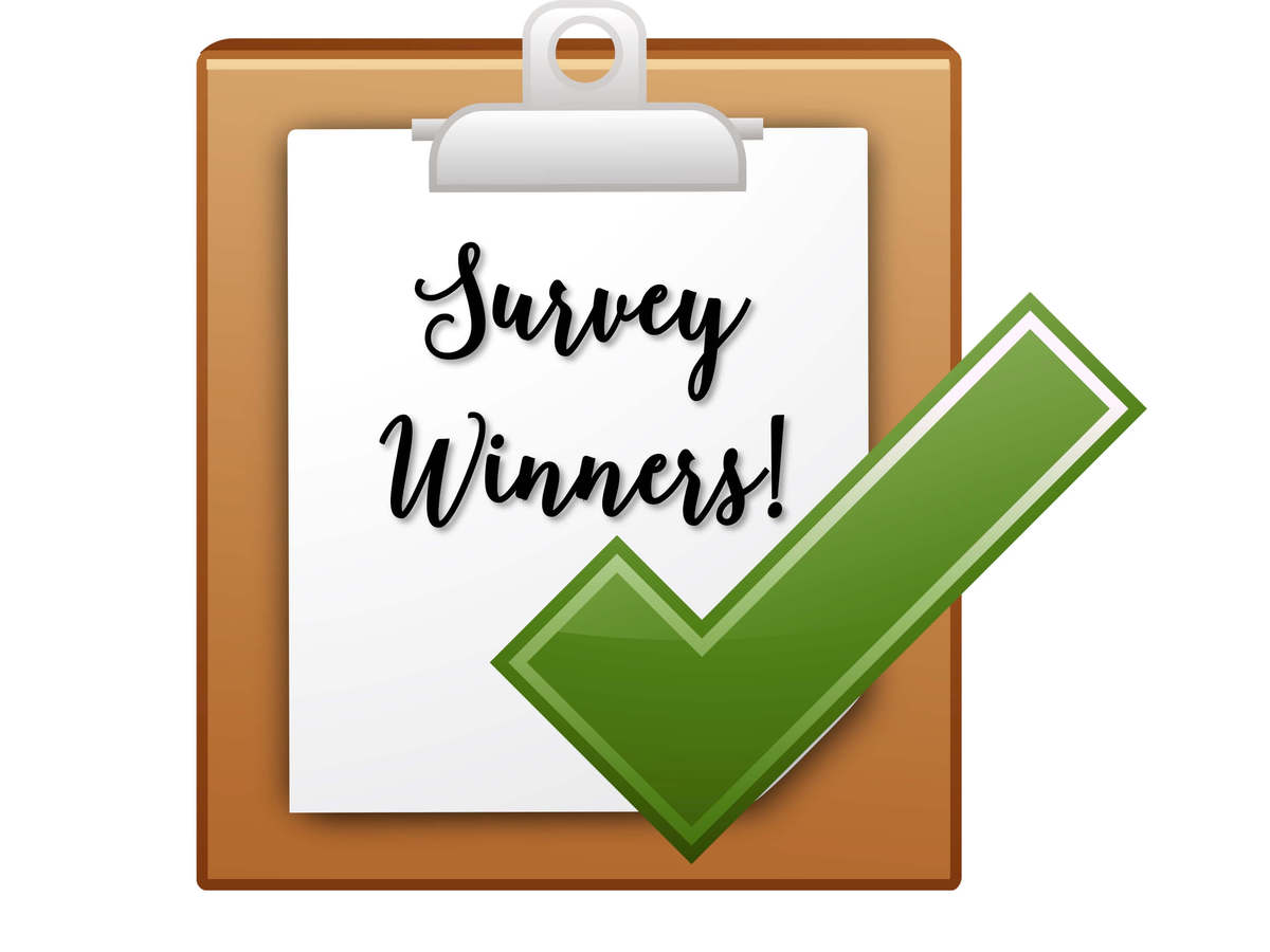 2017 Survey Winners!