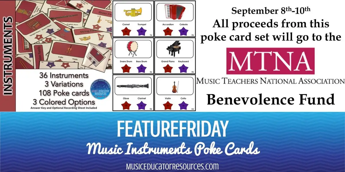 Feature Friday Proceeds Goes to the MTNA Benevolence Fund All Weekend