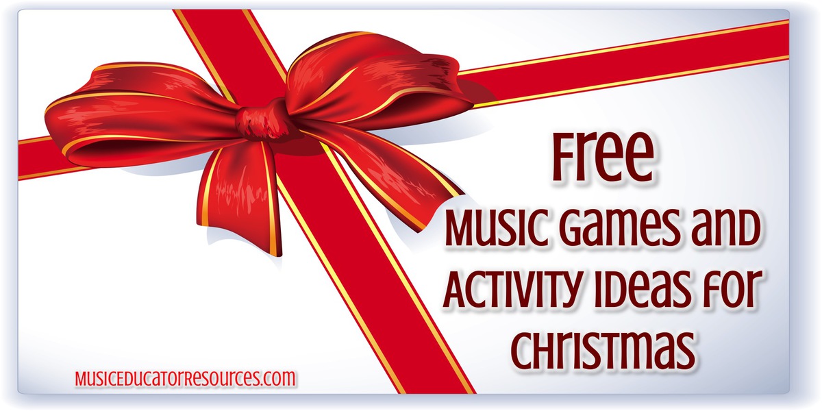 Free Music Games and Activity Ideas for Christmas