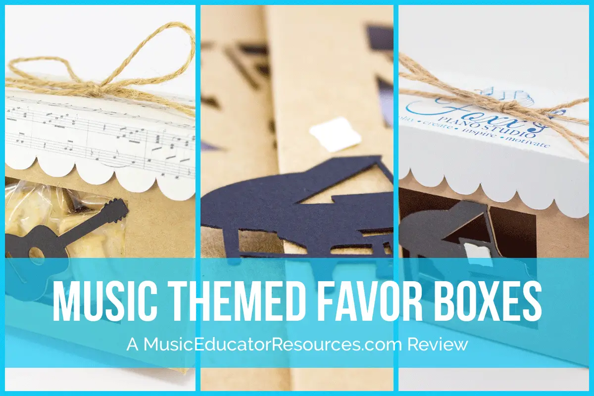 Review: Music Themed Favor Boxes