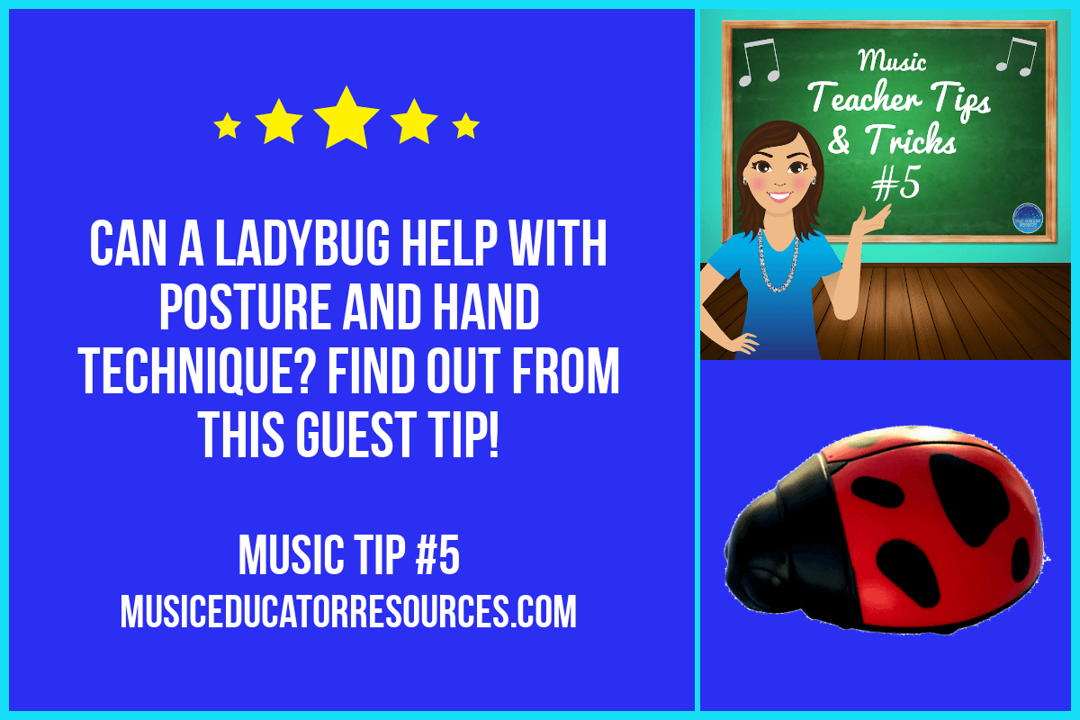 Ladybug Manipulative (Music Teacher Tip #5)