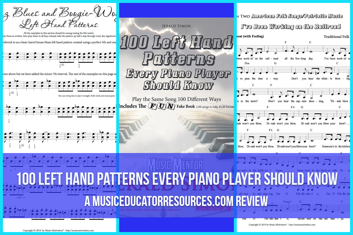 Alegre Humano Beber agua Review: 100 Left Hand Patterns Every Piano Player Should Know • Music  Educator Resources