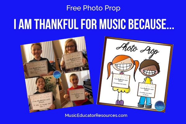 Thankful for Music Because…