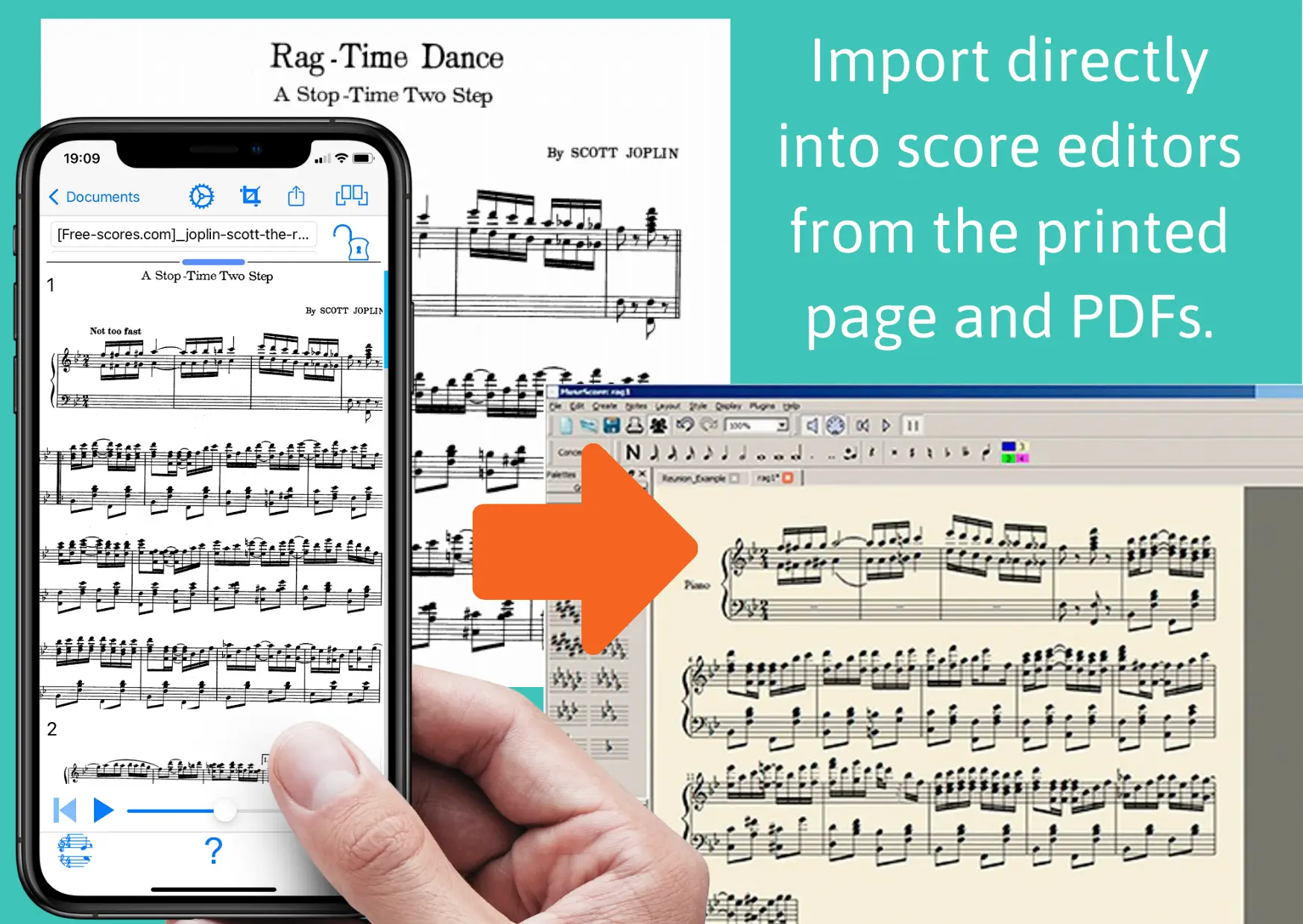 two low-cost apps for scanning sheet music: 'PlayScore 2' & 'Sheet